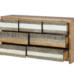 Blue City Decor Mexico Essence Solid Wood Cabinet - Image 4