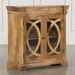 Blue City Decor Natural Archline Solid Wood Sideboard - Image 2