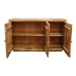Blue City Decor Traditional Artisan Solid Wood Sideboard - Image 4