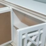 Blue City Decor Carved Arcadia Wooden Buffet Sideboard - Image 7