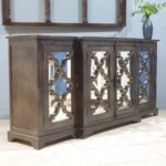 Blue City Decor Arched Reflections Solid Wood Cabinet - Image 8
