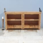 Blue City Decor Natural Crest Arched Glass Sideboard - Image 3
