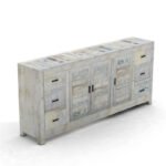 Blue City Decor Ivory Haven Solid Wood Sideboard - Image 2