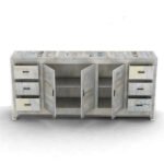 Blue City Decor Ivory Haven Solid Wood Sideboard - Image 5