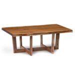 Blue City Decor Natural Acacia Live-Edge Coffee Table - Image 2