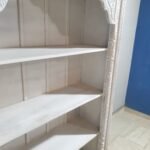 Blue City Decor Grande Mehrab Hand-Carved Wood Bookshelf - Image 9