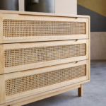 Blue City Decor CaneCraft Natural Wooden Chest of Drawers - Image 4