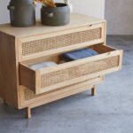 Blue City Decor CaneCraft Natural Wooden Chest of Drawers - Image 5