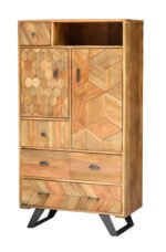 Blue City Decor Heritage Royale Wooden Cupboard - Image 2