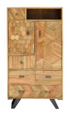 Blue City Decor Heritage Royale Wooden Cupboard - Image 4