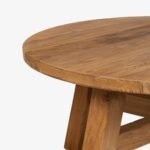 Blue City Decor Natural Classic Wooden Coffee Table - Image 5