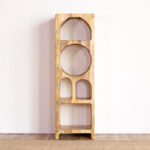 Buy Blue City Decor Artisan Mango Classic Carved Bookcase | Bookshelf | Wooden Bookshelf | Living Room Furniture | Dining Room Furniture | Wooden Crockery Unit | Crockery Unit | Display Unit | Wooden Display Unit | Blue City Decor