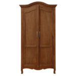 Blue City Decor Honey Glow Mango Wood Wardrobe - Image 2