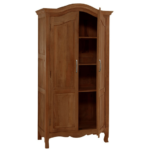 Blue City Decor Honey Glow Mango Wood Wardrobe - Image 3