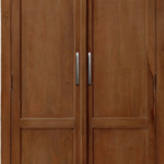 Blue City Decor Honey Glow Mango Wood Wardrobe - Image 4