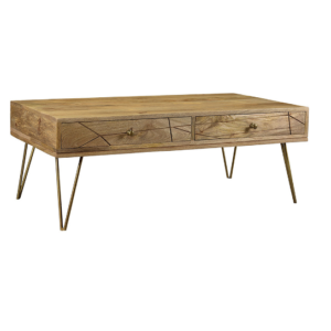Buy Blue City Decor Pure Grain Solid Wood Coffee Table | Coffee Table | Wooden Coffee Table | Living Room Furniture | Solid Wood Furniture | Blue City Decor