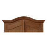 Blue City Decor Honey Glow Mango Wood Wardrobe - Image 5