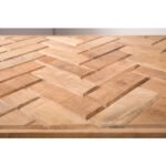 Blue City Decor Classic Patterned Solid Wood Coffee Table - Image 3