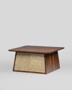 Blue City Decor Mango Weave Rectangular Coffee Table - Image 3