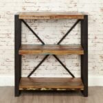 Blue City Decor Industrial Aspen Solid Wood Bookshelf - Image 2