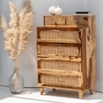 Buy Blue City Decor Sheesham Elite 6-Drawer Chest | Chest of Drawers | Wooden Chest of Drawers | Bedroom Furniture | Living Room Furniture | Solid Wood Furniture | Blue City Decor