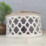 Blue City Decor Heritage Carved Natural Top Coffee Table - Image 4