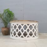 Blue City Decor Heritage Carved Natural Top Coffee Table - Image 2