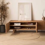 Blue City Decor Mango Royale Hand-Carved TV Cabinet - Image 2