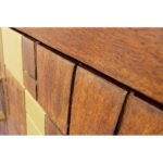 Blue City Decor Regal Hand-Carved Solid Wood TV Stand - Image 5