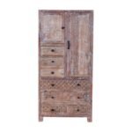 Blue City Decor Heritage Rustica Solid Wood Cupboard - Image 2