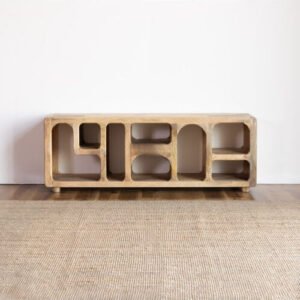 Buy Blue City Decor Mango Aura Wooden TV Cabinet | Bookshelf | Wooden Bookshelf | Living Room Furniture | Dining Room Furniture | Wooden Crockery Unit | Crockery Unit | Display Unit | Wooden Display Unit | Blue City Decor