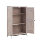 Blue City Decor Royal Heritage Carved Wood Wardrobe - Image 2