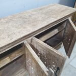 Blue City Decor Heritage Carved 4-Door TV Console - Image 9