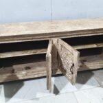 Blue City Decor Heritage Carved 4-Door TV Console - Image 8