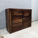 Blue City Decor Boston Six-Drawer Solid Wood Dresser - Image 2