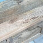 Blue City Decor Arched Rattan Crest TV Cabinet - Image 8