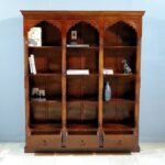 Blue City Decor Heritage Mehrab Solid Wood Display Bookshelf - Image 3
