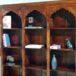 Blue City Decor Heritage Mehrab Solid Wood Display Bookshelf - Image 4