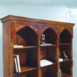 Blue City Decor Heritage Mehrab Solid Wood Display Bookshelf - Image 6
