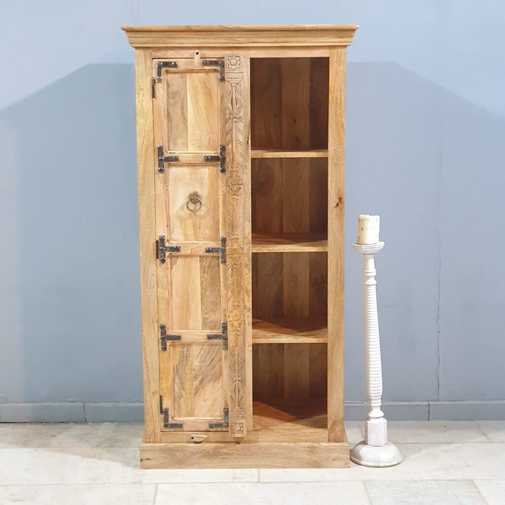 Buy Blue City Decor Elizabeth Heritage Wooden Bookcase | Bookshelf | Wooden Bookshelf | Living Room Furniture | Dining Room Furniture | Wooden Crockery Unit | Crockery Unit | Display Unit | Wooden Display Unit | Blue City Decor