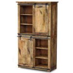 Blue City Decor Industrial Cromer Mango Storage Cupboard - Image 3