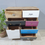 Blue City Decor Vivid Contemporary Wooden Dresser - Image 4