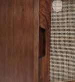 Blue City Decor Woven Harmony Mango TV Cabinet - Image 3