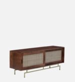 Blue City Decor Woven Harmony Mango TV Cabinet - Image 9
