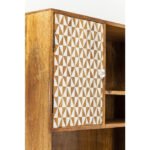 Blue City Decor Contemporary Vivid Mango Bookcase - Image 4