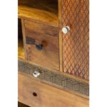 Blue City Decor Contemporary Vivid Mango Bookcase - Image 5