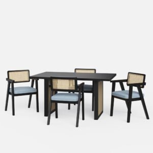 Buy Blue City Decor Heritage Premium 4 Seater Dining | 4 Seater Dining | Dining Table Set | Wooden Dining | Wooden Dining Table Set | Dining Room Furniture | Solid Wood Furniture | Blue City Decor