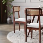 Blue City Decor Heritage Round Solid Wood Dining Set - 4 seater - Image 8