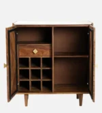 Blue City Decor EliteServe Contemporary Bar Cabinet Unit - Image 3