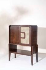 Blue City Decor Heritage Style Storage Bar Cabinet - Image 8